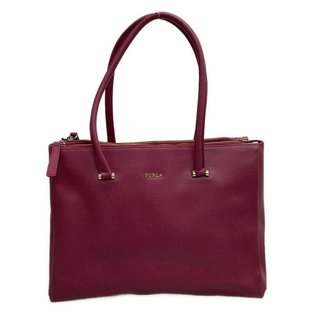 FURLA - Pink Leather Tote Bag